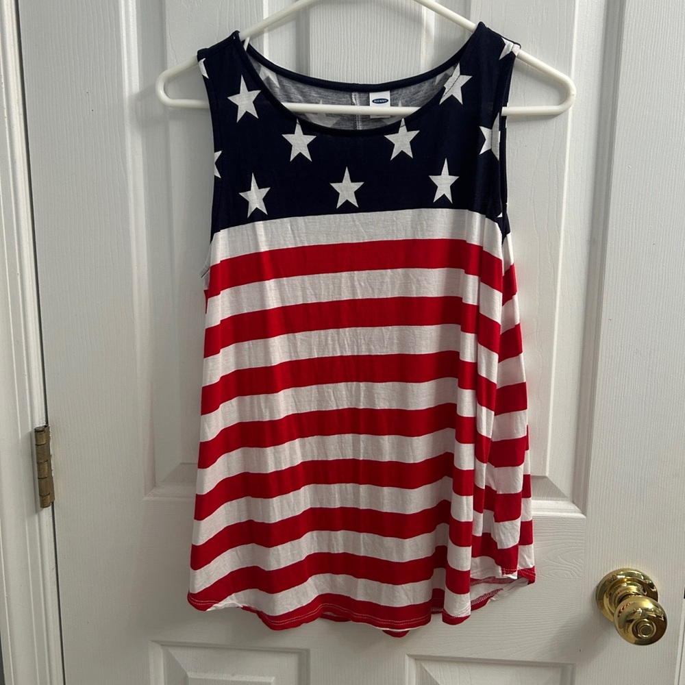 Old Navy American Flag Tank Top
